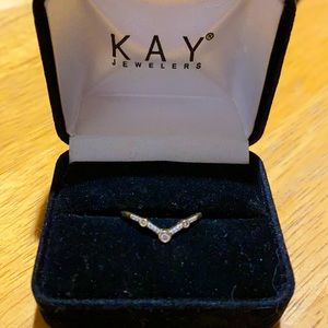 14k yellow gold 1/10ct diamonds bezel set